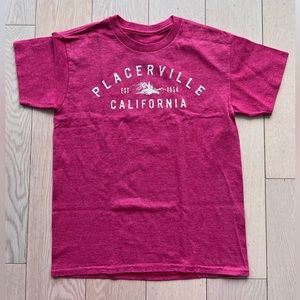 Printed short t-shirt size M boy